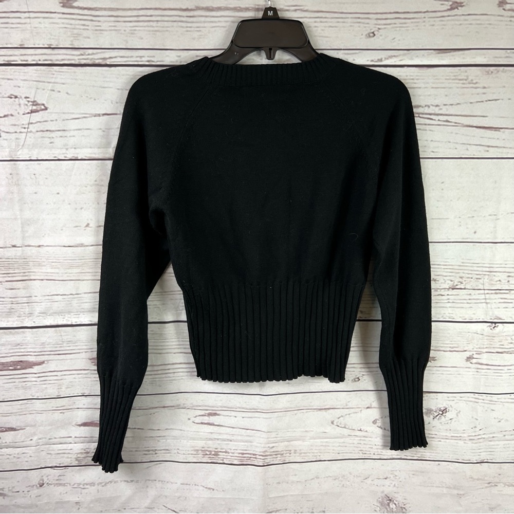 CATHRINE Hammel classic knit long sleeve merino wool sweater Sz M - Picture 5 of 6